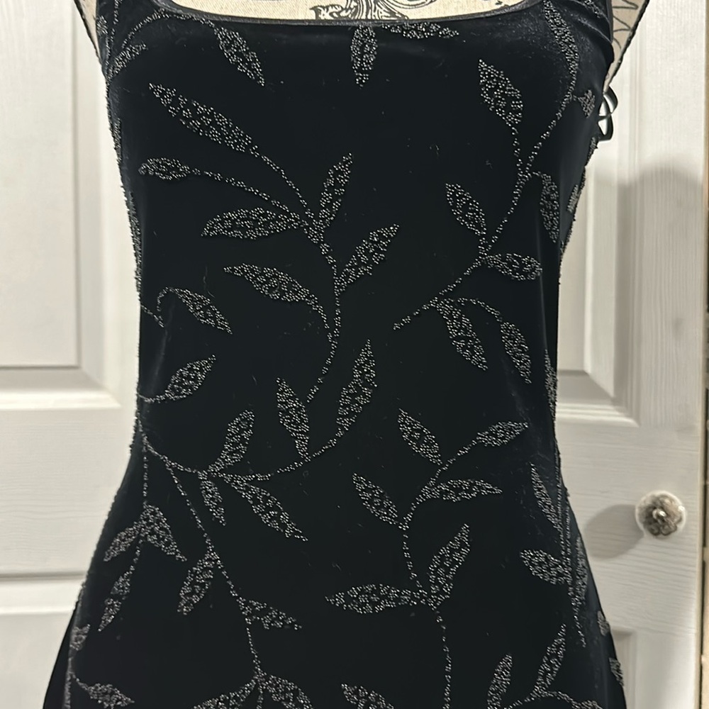 Women's Long Black Embelished Alexia Admor Formal Dress - Picture 5 of 13